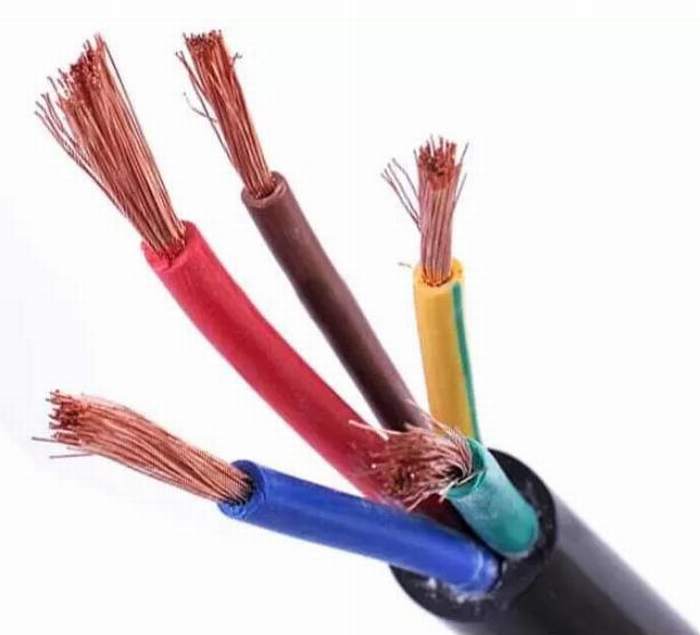 PVC Sheathed Electrical Cable Wire with Flexible Copper Conductor 4 Core Flex Cable