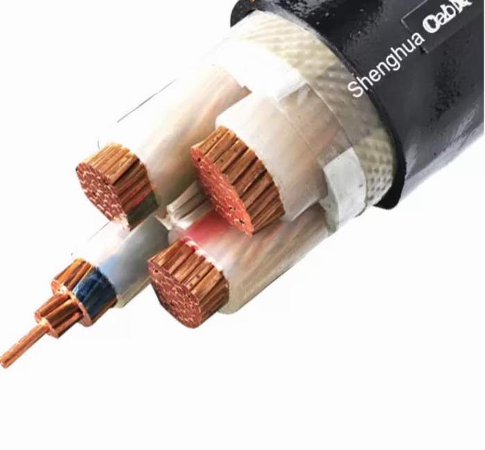 
                                 Llenado de polipropileno aislamiento XLPE Cable de alimentación con Conductor de cobre trenzado compacto                            