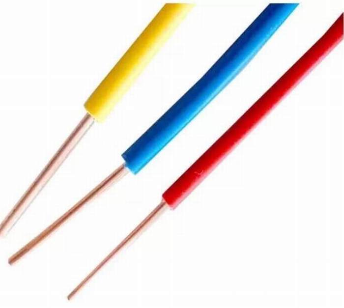 Rigid Conductor Electrical Cable Wire for Internal Wiring 300/500V, Blue Red Yellow