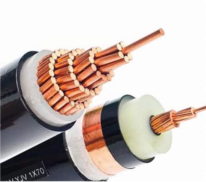 Single Core and Three Core 26/35kv High Voltage XLPE Insulated Cable From 50sqmm to 400sqmm