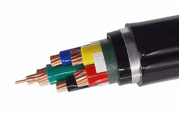 
                                 Kabel van de Macht van de Band van het staal de Gepantserde voor de Bouw Cu/XLPE/Sta/PVC 0.6/1kv                            