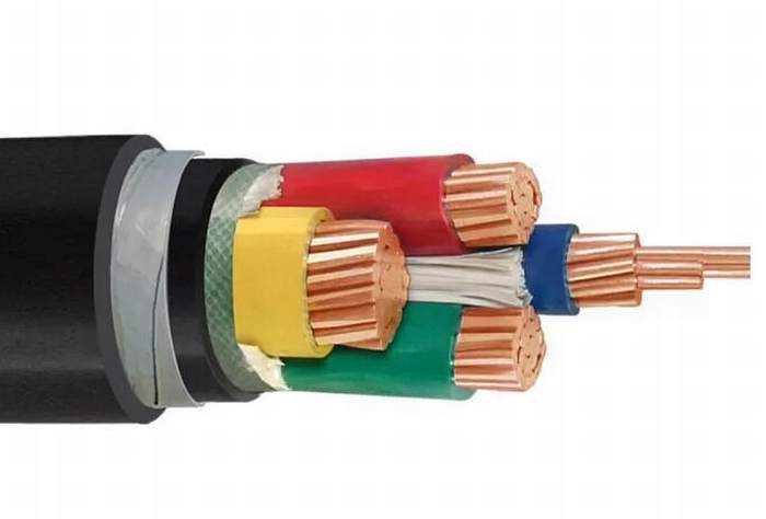 
                                 Стальная лента бронированных 600/1000электрического кабеля в 4 основных Cu/XLPE/СТА/PVC кабель питания                            