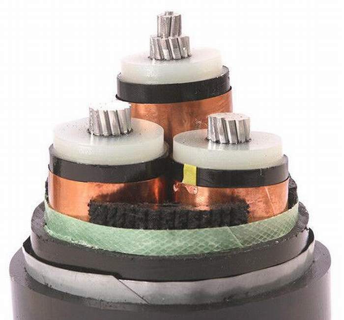 
                                 Stahlband-mittlere Spannungs-gepanzertes elektrisches Kabel Al/XLPE/Cts/Sta/PVC 6.35/11kv                            