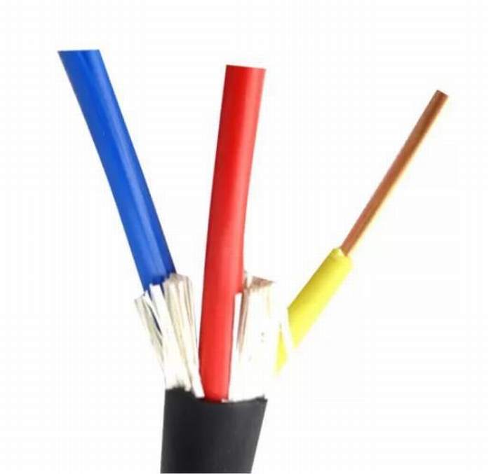 Three Cores 450 / 750V Electrical Cable Wire with Class 1 Copper Conductor