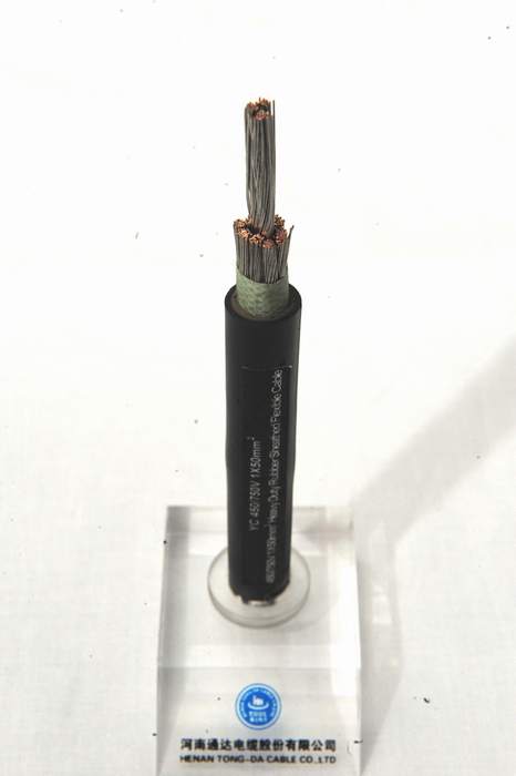 
                                 Conducteur en cuivre d'étamage, Câble flexible en caoutchouc                            