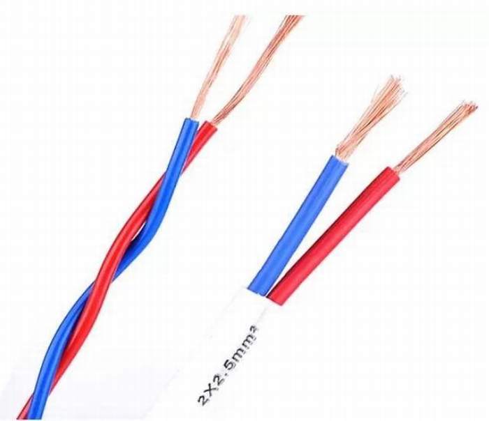 
                                 Dois núcleos industriais o fio elétrico e o cabo com isolamento de PVC revestido de PVC                            