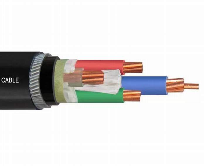 XLPE or PVC Insulated Steel Wire Armoured Electrical Cable 4 Core Copper Cable 0.6/1kv