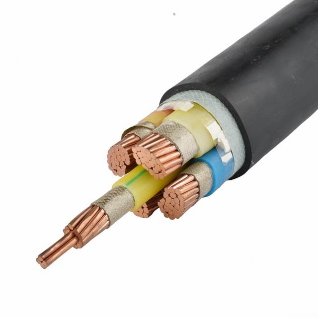  0.6/1kv aislados en PVC y aluminio/cobre recubierto de cable de alimentación con la norma IEC