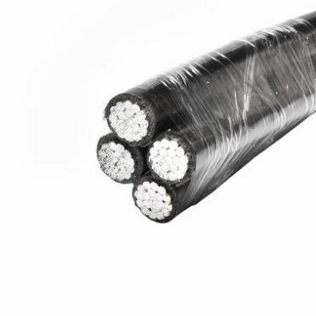  4*16mm2 XLPE/PVC IsolierLV/Hv ABC-Kabel-zusammengerolltes obenliegendes Luftkabel