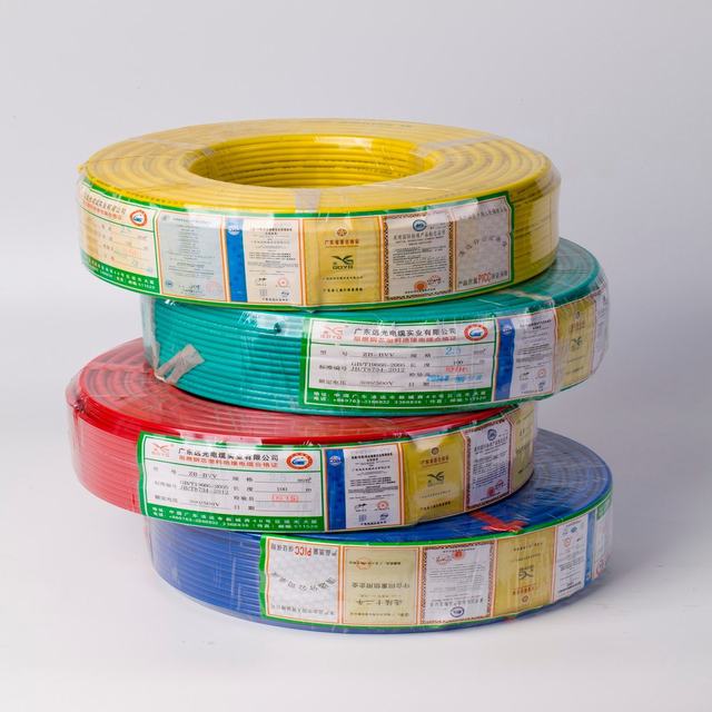  600v Base de fil de cuivre isolés en PVC le fil de bâtiment/Thw/TW Câble d'alimentation électrique Wlith Certificat UL