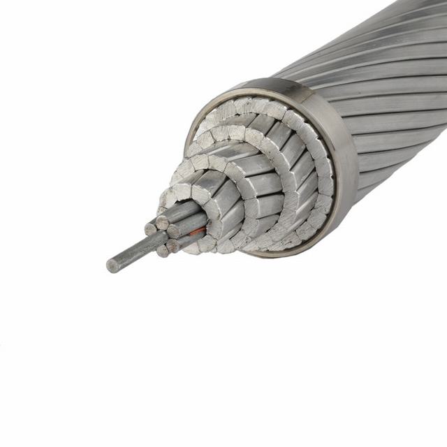  Câble de ligne de transmission de frais généraux de l'aluminium ACSR conducteur nu