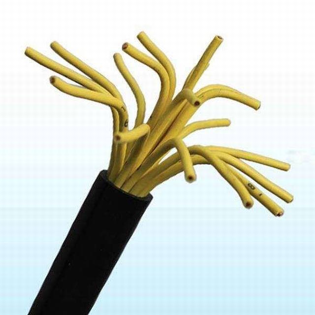  Cabo de controle de 7 núcleos multiaxial cabos PVC/PE/isolamento XLPE os fios do cabo de alimentação eléctrica