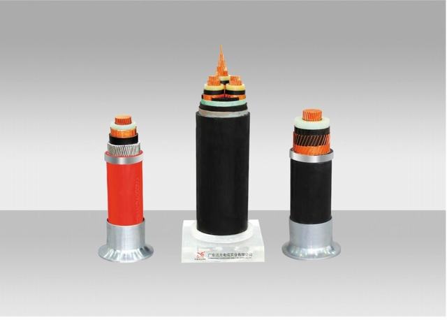  Condutores de alumínio/cobre XLPE com isolamento de PVC/, fita de aço Armored, PVC/PE com bainha de cabo de alimentação.