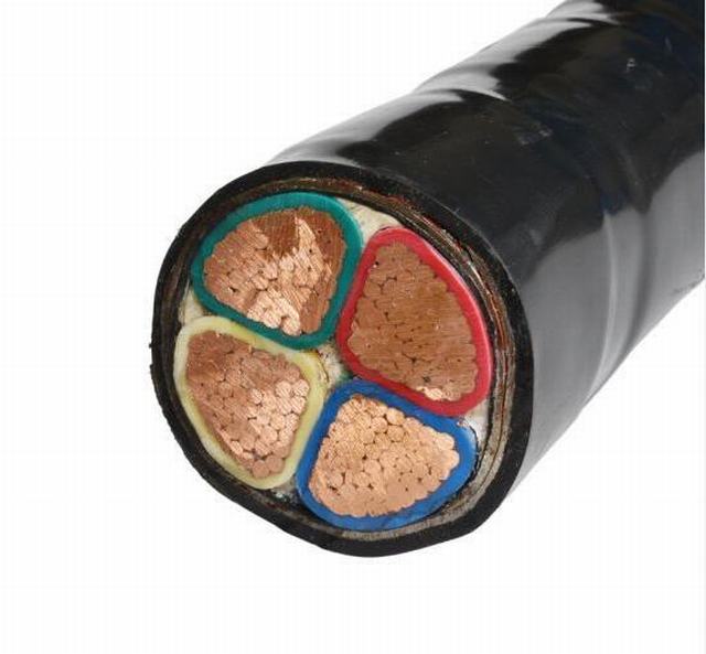 Copper Conductor XLPE Insulated PVC Sheathed Armored Electric Power Cable 0.6/1kv