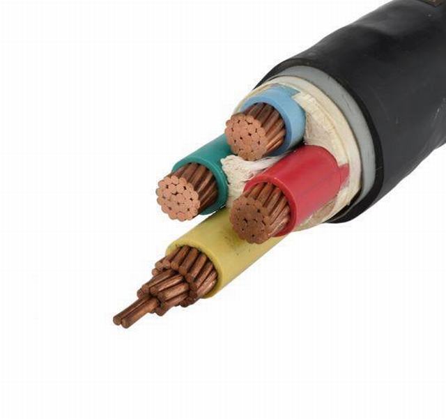  Conductor de cobre de XLPE/aislamiento de PVC XLPE recubierto de PVC/Cable Eléctrico blindado 0.6/1kv