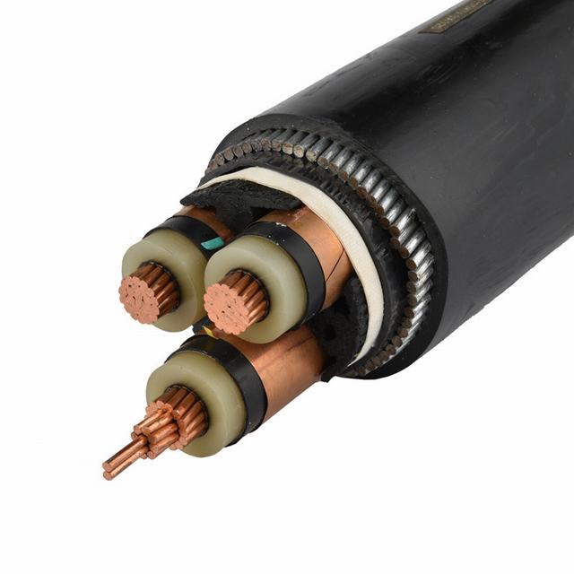  Personalizar los cables eléctricos. Cable de alimentación de PVC XLPE con aislados y protegidos.