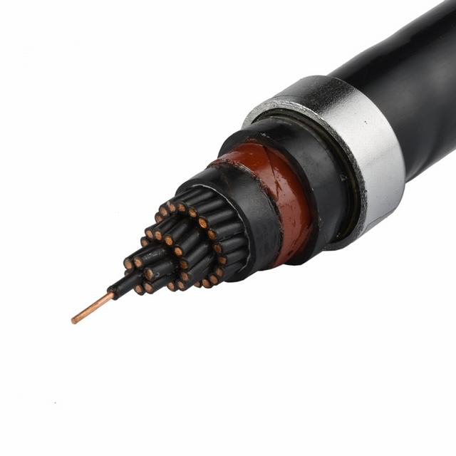 LV 450/750V apantallado trenzado El cable de control flexible de aislamiento de PVC de cable de cobre/Cable