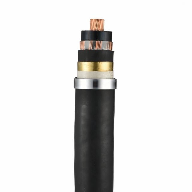  Núcleo de media tensión, 1 o 3 núcleos de cobre recubierto de PVC aislante XLPE Cable de alimentación.