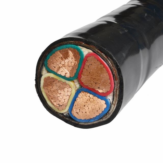  Câble d'alimentation blindés souterrain de Cu/XLPE/swa/PVC Taille 4 câble d'alimentation électrique blindé de base