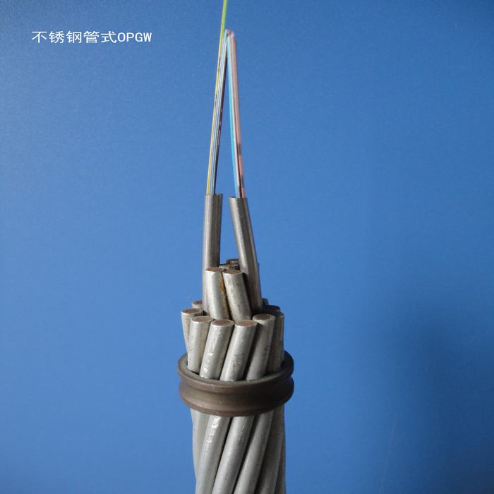 
                                 MittelEdelstahl-Gefäß Opgw Kabel-aus optischen Fasern Erdungsdraht                            