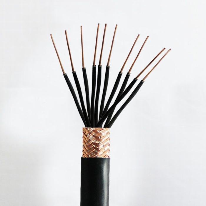 Control Cable with PVC Insulation and PVC Sheath Braided Shielding (KVV, KVVP)