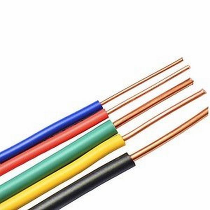 
                                 El color de los clientes aislados con PVC, núcleo de cobre el cable eléctrico                            
