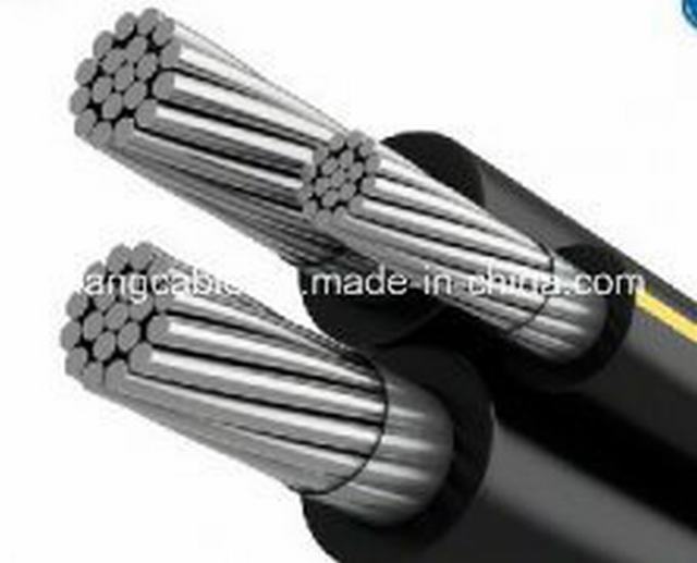  3/00.6/1kv AWG Triplex servicio de cable de bajada de aluminio
