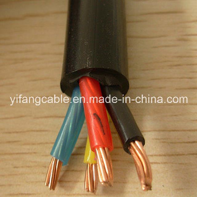 0.6/1kv 4c10mm2 Cu/PVC/PVC Nyy Kabel