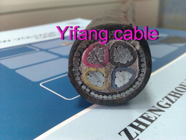  0.6/1kv al núcleo del cable de SWA PVC