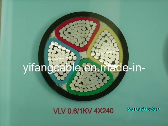  Kv 0.6/1Al/XLPE/Câble en PVC 4 Core 35mm2