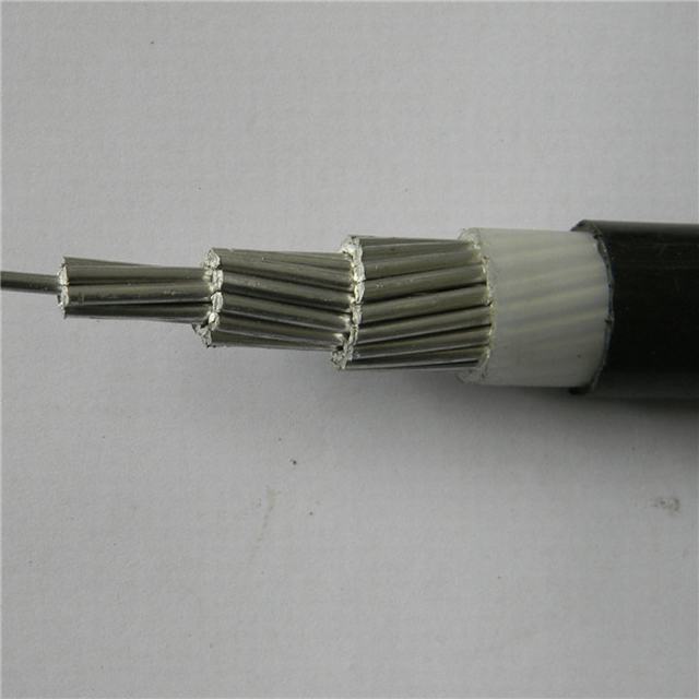  Conducteur en aluminium XLPE 0.6/1kv Isolation PVC de gaine en PVC Câble d'alimentation basse tension