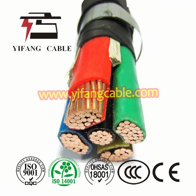  0.6/1kv XLPE Cu Cable de alimentación de PVC de Cable de cobre de Filipinas XLPE