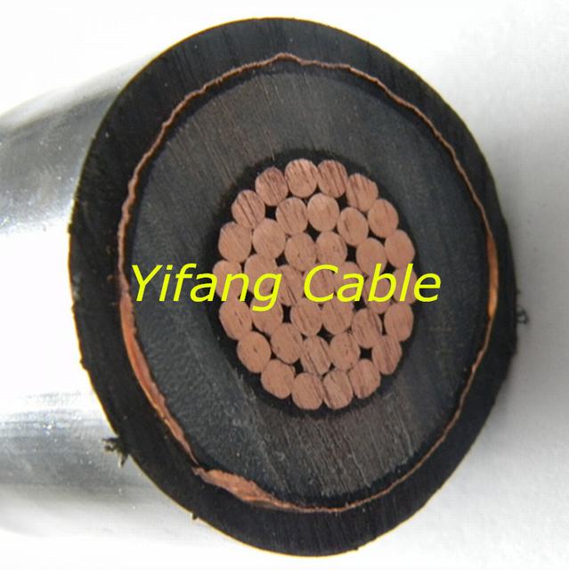  10kv de núcleo único Conductor de cobre de aislamiento XLPE Cable cubierta de PVC