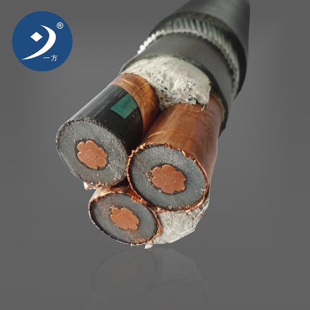 
                                 11kv 3x25mm2 Cu XLPE swa isolant en PVC Outdoor souterrain de câble d'alimentation de base des prix du cuivre                            