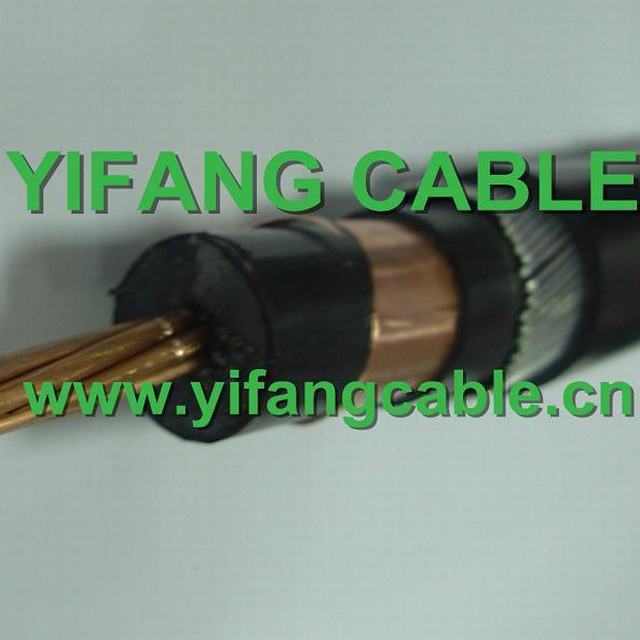  11kv cinta de cobre blindado MV Cable de alimentación