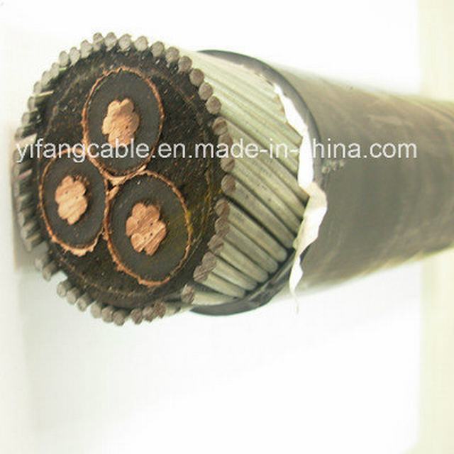 11kv XLPE/Swa Armoured/PVC Power Cable 3core 70mm2