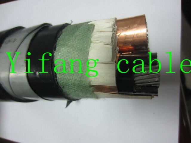  15kv Câble d'alimentation d'isolation en polyéthylène réticulé de cuivre