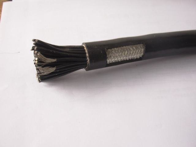  2/4/12 Core 30 Core Sy el cable de control 0,75 mm 1,5 mm2 de 2,5 mm2 Cable de acero trenzado flexible