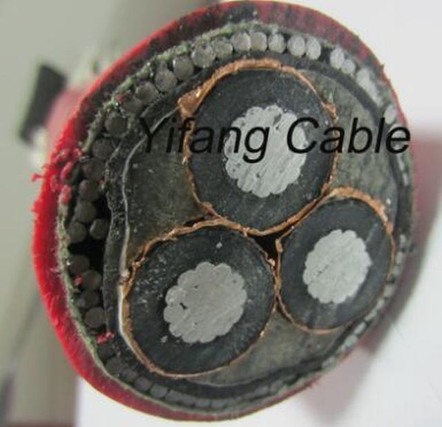  33000 volt di Power 3X185mm2 Power Cable