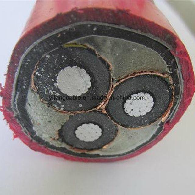 33kv 3c 185mm2 240mm2 300mm2 Al Conductor XLPE Insulated Power Cable