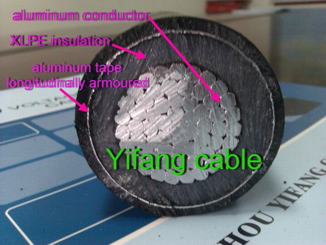  33kv XLPE Cable de alimentación de cobre aislado 1*240mm2