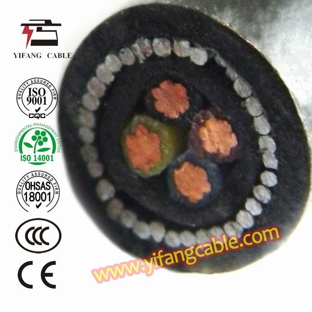 3X150+1X70 3X185+1X95 3X240+1X120 Aluminum Conductor XLPE Power Cable