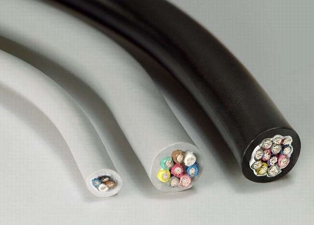 
                                 450/750V Cu/XLPE/PVC Seilzug-industrielles Kabel                            