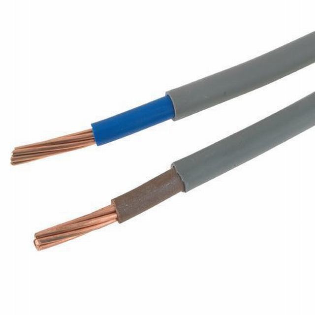  450/750V Cable de cobre trenzado aislamiento de PVC Revestimiento de PVC de cable de la casa de un solo núcleo