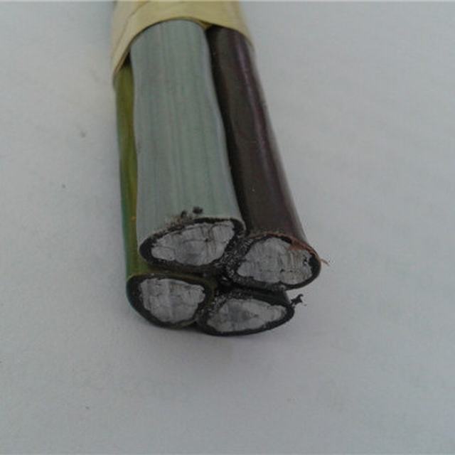 4c 25mm2 Al XLPE PVC Unarmour Cable with Rated 600/1000V