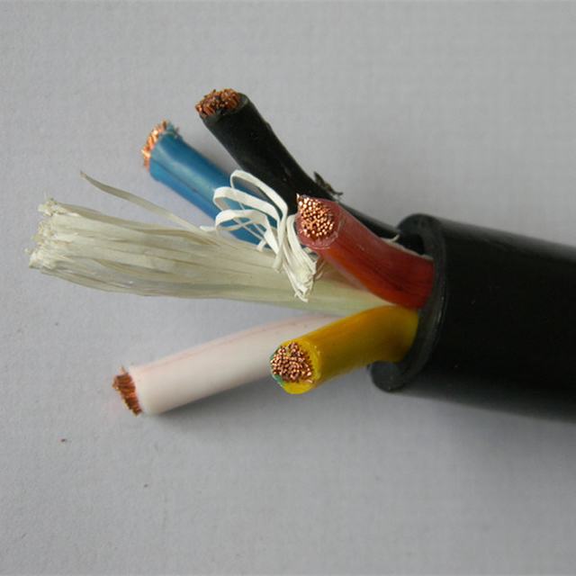 5 Core Soft Anneal Copper PVC Insulated Flexible Electric Cable H05VV-F 500V Cables