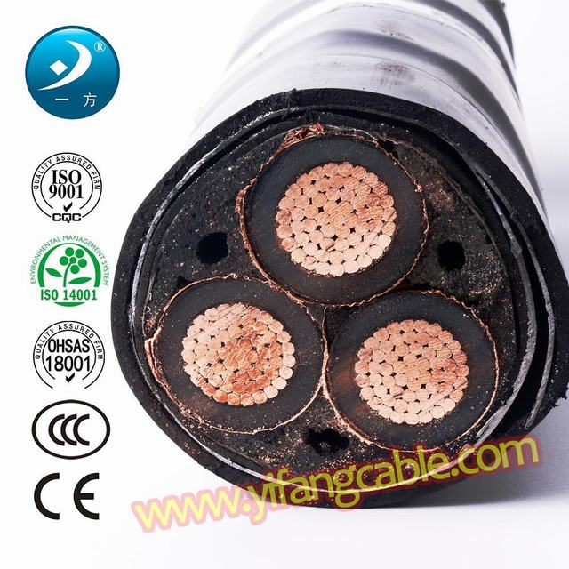 6/10 (11) Kv, Al XLPE Swa PVC 3X300mm2 Power Cable