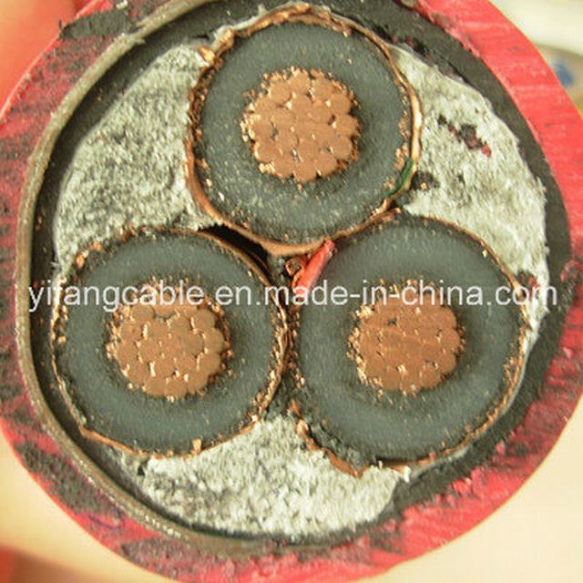 6/10kv 12/20kv, 18/30kv 2xsby/A2sxyby 95mm2 XLPE Cable