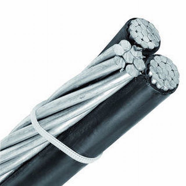  Triplex 600/1000V, câble de descente de service d'aluminium, 2/0AWG