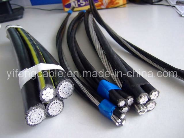 Paquete de antena de cable (ABC) cable de alambre de caída de servicio